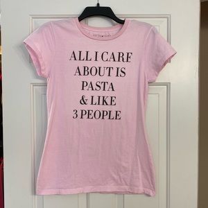 SOLD - Fifth Sun XL light pink short sleeve t-shirt